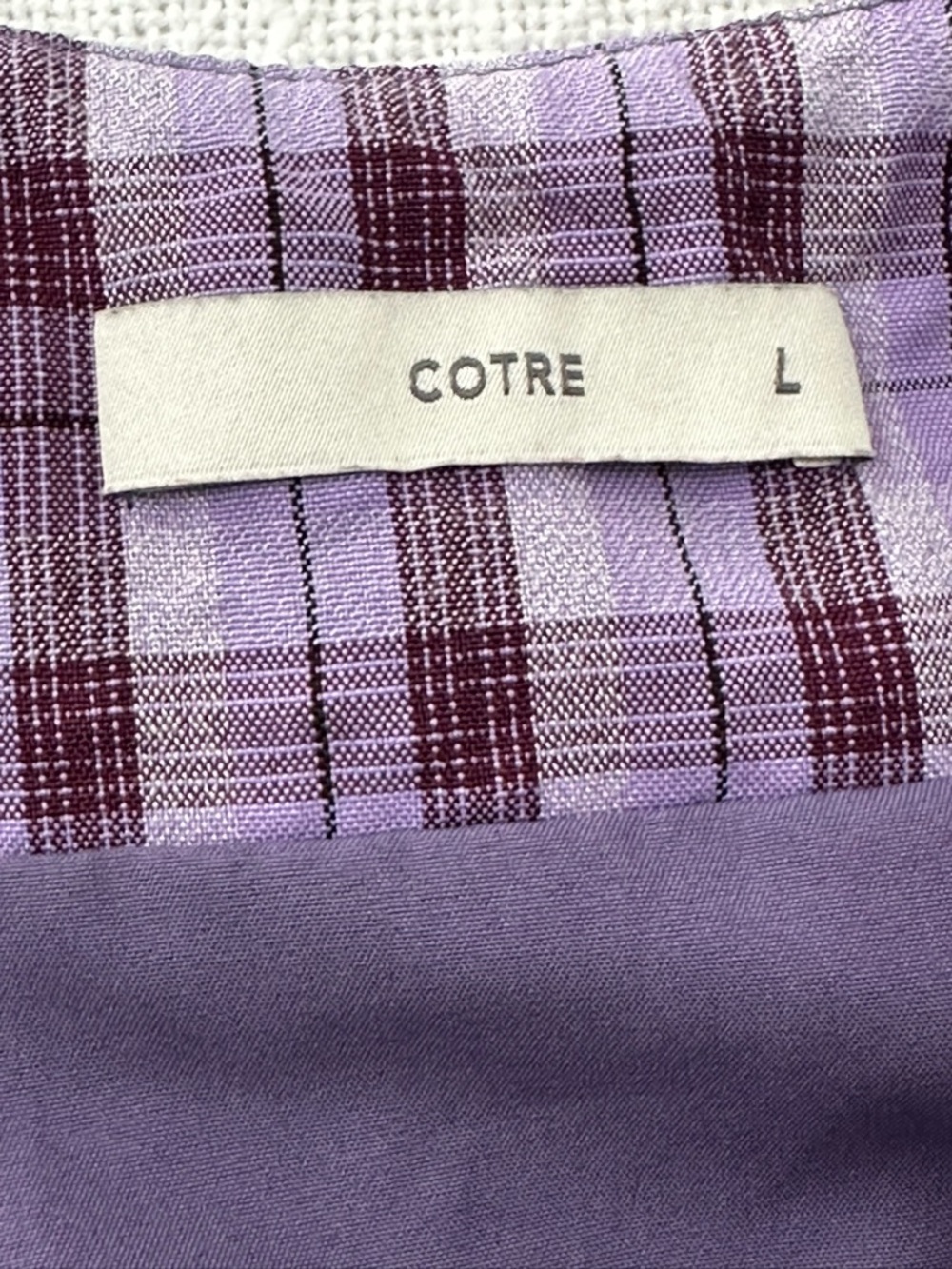 Cotre Midi Dress Sz L Butterfly Bustier Grunge Plaid Dark Cottagecore Dark Fairy - Picture 14 of 16